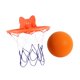 thumbnail image 5 of Juego de baloncesto silencioso, pelota de entrenamiento para interiores, regalo ligero y sin ruido. Naranja, 5 of 8
