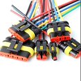 thumbnail image 4 of Conector a prueba de agua, conectores de cable eléctrico autoblocantes de 2 puntas con cable marino de 16 Awg para automóviles, camiones, barcos y otras conexiones de cables. (paquete de 5), 4 of 4