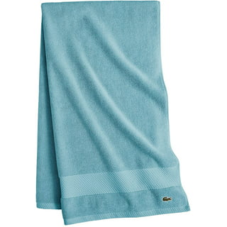 Lacoste 100% Cotton 30 x 52 Signature Logo Bath Towel - Cherry