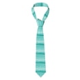 thumbnail image 2 of Gaeub Teal Turquoise Men's Classic Woven Jacquard Necktie Perfect for Weddings & Parties, 2 of 7