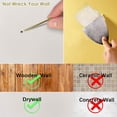 thumbnail image 5 of Perchas para cuadros Ganchos para cuadros para colgar cuadros Ganchos para marcos de 30 libras Perchas para cuadros Kit de perchas de hardware resistente 50 piezas Perchas de madera para pintura de pa, 5 of 5