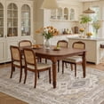 thumbnail image 4 of UERMEI 8'x10' Washable Area Rugs for Living Room, Modern and Vintage Non Slip Carpet, Low Pile Indoor Rug for Bedroom Home Decor Carpets, Beige Brown, 4 of 11