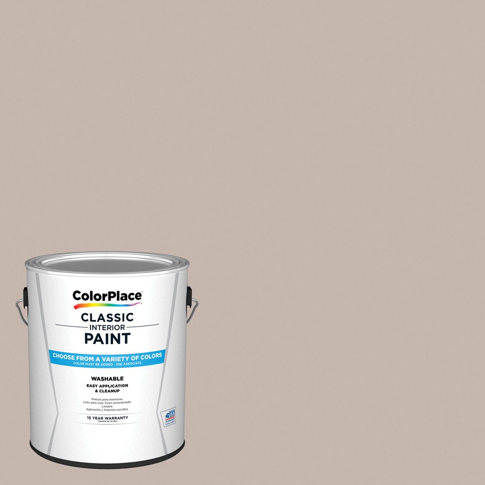 ColorPlace Classic Interior Wall & Trim Paint, Mocha Bisque, Satin, 1 Gallon