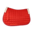 thumbnail image 3 of Manta de silla de montar , estera de silla de montar equina, protección de poliéster, cómoda almohadilla para montar a caballo, cojín de asiento para entrenamiento y competición Rojo, 3 of 8