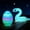 K, variant on Lohoee Printed Dragon Eggs with Inside, Snake with , Glow in The Dark Articulated Fidget 3D Animals for Creative Funny Gift, Easter Egg