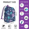 thumbnail image 5 of Celestial and Cosmic Print Backpack, Ergonomic Shoulder Design and Water-Resistant Build for Work or Travel, 5 of 5