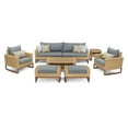 thumbnail image 2 of RST Brands Mili Wicker 8 Piece Patio Conversation Set, 2 of 8