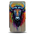 thumbnail image 1 of Wildebeest Colourful Design Flip Wallet Case Wildebeests Bull Bison Bisons DQ59,iPhone 15, 1 of 3
