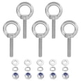 thumbnail image 1 of Uxcell M8 x 50mm Ojal de Elevación con Shoulder 304 Acero Inoxidable Anillo de Elevación Tornillo con Tuercas y Arandelas 5Pcs, 1 of 5