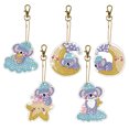 thumbnail image 1 of 5pcs Diamond Art Llaveros Hechos A Mano DIY Regalo Navidad (q008), 1 of 9