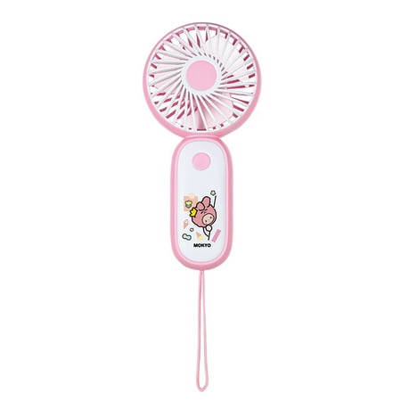 

New Handheld Cartoon Cute Mini Fan Portable Mobile Phone Holder Desktop