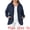 Navy Blue, variant on DARING DIVA Plus Size Hooded Open Front Sweatshirt Jacket 1X Dark Grey