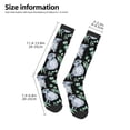 thumbnail image 2 of Wukai Cartoon Koala Bear for Contrast Color Stockings, Sports Fitness Adult Long Socks, Unisex, 2 of 6