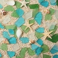 thumbnail image 2 of Sinkoo Sea Glass for Crafts, 16oz Versatile Decorative Frosted Seaglass Pieces, Vase Filler, DIY Art Craft Supplies, Beach Weddings, Home Decor(Green/Aquamarine/White), 2 of 7