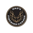thumbnail image 2 of Dad's Firebird Garage Car Novelty Sign, Metal Wall Decor - 12" Round, 2 of 4