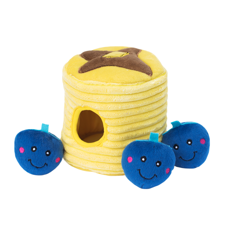 Blueberry Pet Spiky Ball Dog Chew Toy and Treat Dispenser