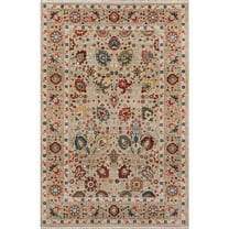 Momeni Traditional Runner Area Rug, Ivory, 2'3" X 8' Runner