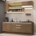 thumbnail image 2 of Cocina Integral 240cm Marrón Glamy Madesa 03, 2 of 5