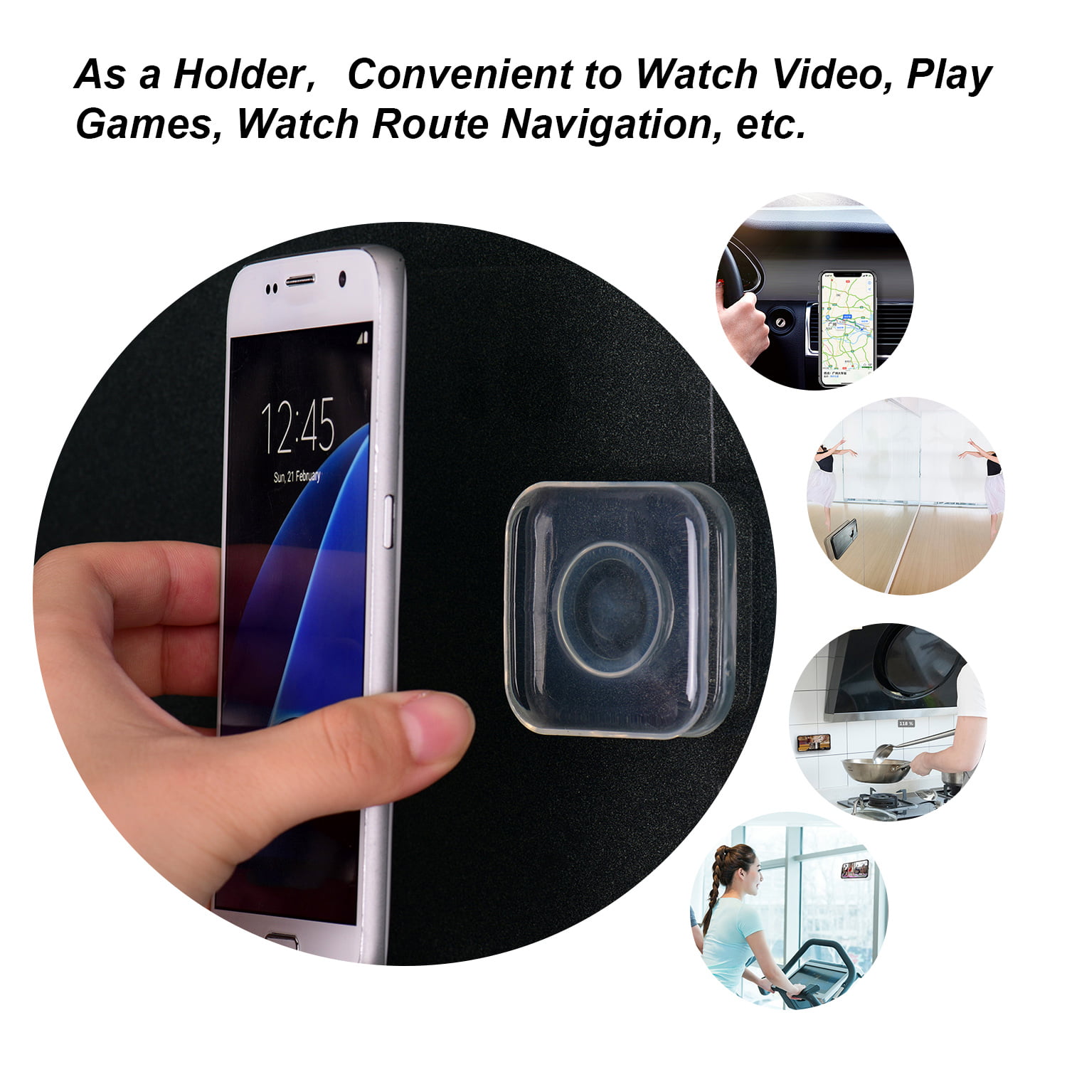 Nano Rubber Pad Universal Sticker No Trace Multi-Function Mobile Phone Holder DY 