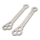 thumbnail image 3 of Kit de eslabones de bajada trasera para motocicleta de 2 piezas Reemplazo plateado de acero inoxidable para CB500X CB400X 2019-2021, 3 of 5