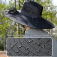 thumbnail image 5 of Sombrero antiultravioleta para el sol, pesca de verano al aire libre, protección solar, ventilador de aire acondicionado, sombrero de pescador, senderismo, sombrero de playa transpirable, 5 of 5