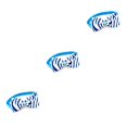 thumbnail image 3 of Collares para perros Greeniant Pajaritas Mascotas Aseo Decoraciones Azul Blanco, 3 of 6