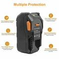 thumbnail image 2 of 2-Pack 18V High-Output 8.0Ah Lithium Battery for Ridgid R840089 R840087 R840086 R840085 R840084 R840083, 2 of 9