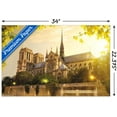 thumbnail image 3 of Notre Dame Wall Poster with Push Pins, 22.375" x 34", 3 of 3