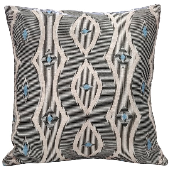 Desmond Blue Diamond Pillow 19x19 Square Polyfill Insert 100% Polyester