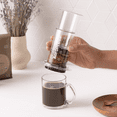 thumbnail image 3 of AeroPress Clear Coffee Press – 3 in 1 Brew Method with French Press and Espresso – Full Bodied Without Grit – Portable Maker with Clear Body, Clear, 3 of 5