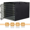 thumbnail image 5 of Waterproof Dog Crate Cover 24 Inch - Black, Heavy Duty Fit for Most Wire Crates, 5 of 6