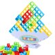 thumbnail image 1 of DTT - Juego equilibrio torre Tetra, 48 piezas, bloque construcción ruso, conjunto mesa versátil, blo, 1 of 9