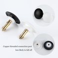 thumbnail image 2 of LAICAIW Pop-Up Click Clack Plug,66 mm Bathroom Basin Sink Button Drain,Suitable for Kitchen Bathroom Washbasin, Solid Brass Chrome Platedplug, 2 of 7