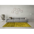 thumbnail image 3 of Ahgly Company Indoor Rectangle Persian Yellow Traditional Area Rugs, 3' x 5', 3 of 4