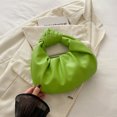 thumbnail image 4 of Ruched Handbags Shoulder Bag Women Hoboes Toted Bag Leather Clutches Purses Knotted Top Handle Bag with Zipper Closure, 4 of 9