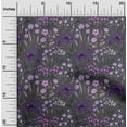thumbnail image 2 of oneOone Cotton Cambric Purple Fabric Floral Retro Sewing Craft Projects Fabric Prints By Yard 56 Inch Wide, 2 of 5