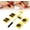 Yellow, variant on COM1950s Furniture Lifters, 4 Wheel Dolly with Wheels, Adjustable Height Moving Tool for Heavy Furniture, Carpet Slider for Easy Moving