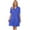 Blue, variant on HomeGardon Nightgowns for Women,Summer Dresses Women's Short Sleeved Loose Plus Size Short Sleeved Lace Lace Imitation Silk Nightdress
