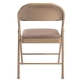 thumbnail image 2 of Commercialine 950 Series 29.25" Folding Chair in Star Trail Brown (Set of 4), 2 of 5