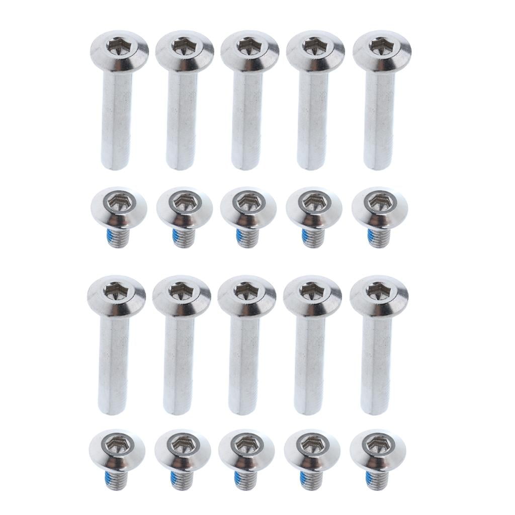 Inline Skate Wheel Screw Nail Replacement Roller Skates Nut Bolts 31mm 