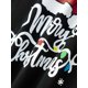 thumbnail image 3 of Conjunto de pijamas navideños familiares a juego con estampado de luces de guirnalda de letras. Pijamas de vacaciones para papá, mamá y niños., 3 of 9