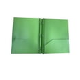 thumbnail image 2 of Plastic Folders with Pockets Prongs 3 Prong 2-Pocket Folders for Document Solid Color File Folder for Business Office Home Supplies Clear 11.8 In, 2 of 7