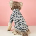 thumbnail image 6 of Stretchy Dog Shirt - Short Sleeve Polyester - Flower Print Pet Clothes for Spring, 6 of 8