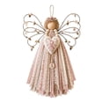thumbnail image 2 of Christmas Fabric Angel Hanging DIY Craft Kit, Handmade Ornament Project for Holiday Wall and Tree Decor, Design D, 6.30 in, 2 of 3