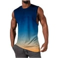thumbnail image 1 of Hombres Moda Casual Impresión Suéter Cuello Redondo Tanque Deportivo, 1 of 4