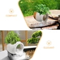 thumbnail image 2 of Miangastore Ceramic Jar Water Fountain Fish Pond Decorative Waterfall Ceramic Jar Fish Tank Water Dispenser, 2 of 9