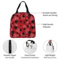 thumbnail image 2 of Kdxio A Web With A Spider 1 Print Insulated Lunch Bag,Reusable Tote Lunch Box for Women Men,Leakproof Cooler Lunch Bags for Work Office Travel Picnic, 2 of 6
