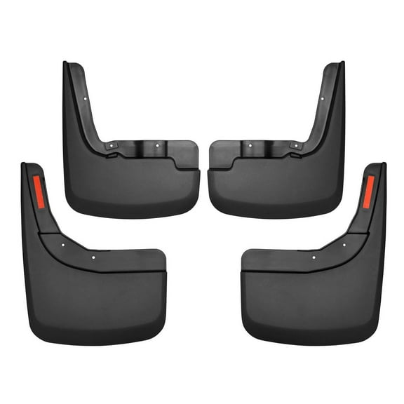 Husky Liners 58266 Custom Molded Mud Flaps Fit 19-25 Silverado 1500 New Body, All Except ZR2 Front & Rear