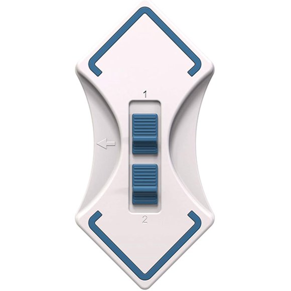 Raclette de Nettoyage pour Fenêtres, Raclette de Nettoyage pour Fenêtres à Force Magnétique Double Face Réglable avec Corde de Sécurité