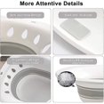 thumbnail image 2 of Foldable Sitz Bath For Toilet,seat Sitz Bath Basin For Pregnant Women,hemorrhoids,elderly,fits Universal Toilets And Commode Chair Twu, 2 of 5